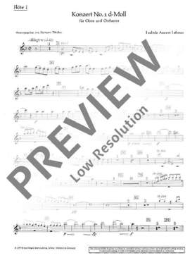 Lebrun, Ludwig August: Concerto No. 1 D minor