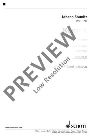 Stamitz, Johann Wenzel Anton: Concerto in G Major