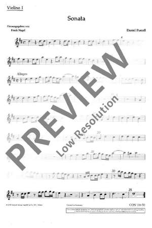 Purcell, Daniel: Sonata D major