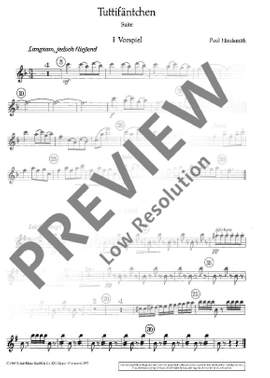Hindemith, Paul: Tuttifäntchen