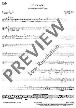 Nardini, Pietro: Concerto A Major op. 1/1
