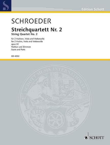 Schroeder, Hermann: String quartet No. 2 op. 32