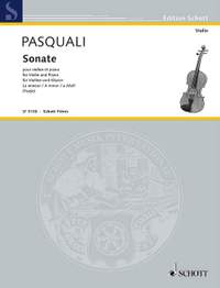 Pasquali, Nicolo: Sonata a minor