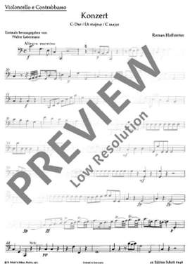 Hofstetter, Roman: Concerto C Major