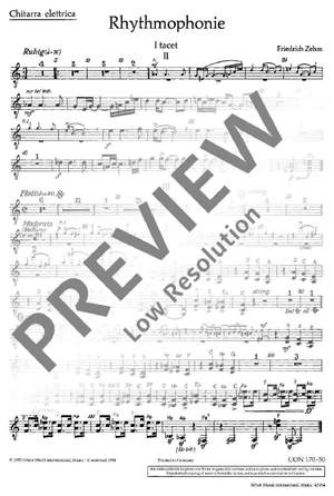 Zehm, Friedrich: Rhythmophonie