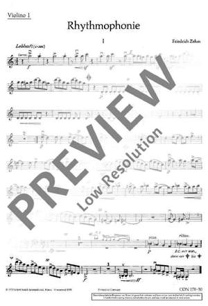 Zehm, Friedrich: Rhythmophonie