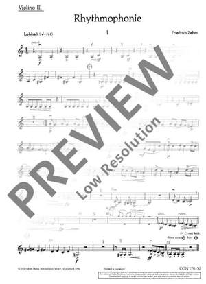Zehm, Friedrich: Rhythmophonie