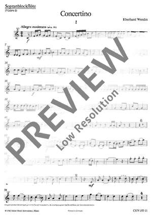 Werdin, Eberhard: Concertino