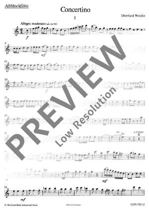 Werdin, Eberhard: Concertino