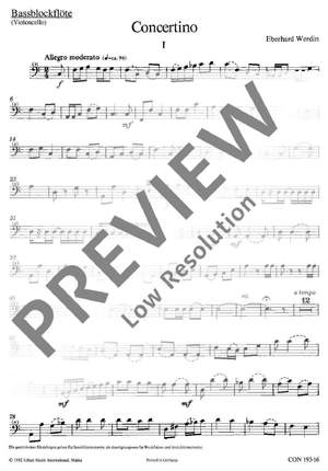 Werdin, Eberhard: Concertino