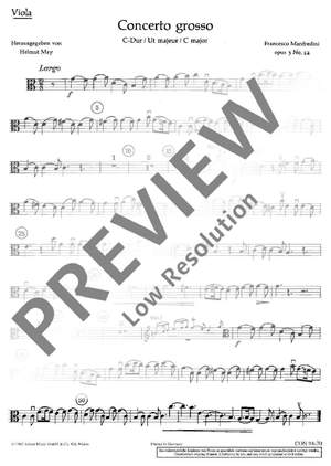 Manfredini, Francesco: Concerto grosso C Major op. 3/12