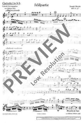 Haydn, Joseph: Feldpartie Hob. II: 43