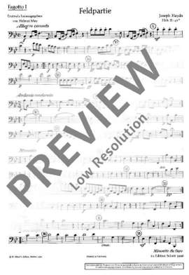 Haydn, Joseph: Feldpartie Hob. II: 43
