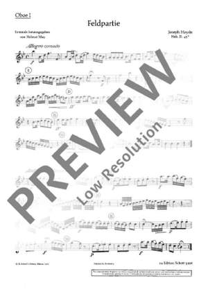 Haydn, Joseph: Feldpartie Hob. II: 43