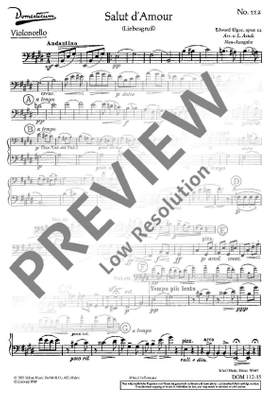 Elgar, Edward: Salut d'Amour op. 12