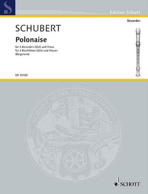Schubert, Franz: Polonaise