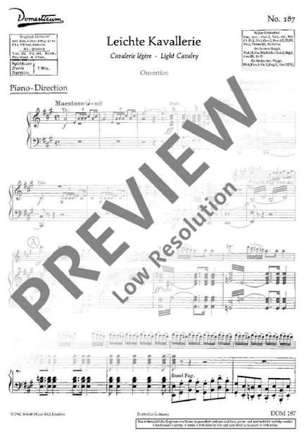 Suppé, F v: Light Cavalry