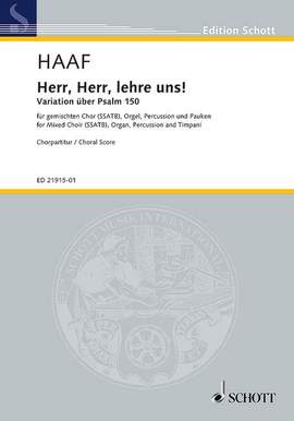 Haaf, Albrecht: Herr, Herr, lehre uns!
