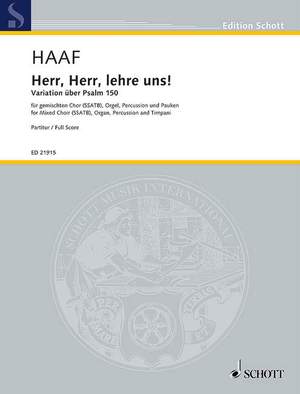 Haaf, Albrecht: Herr, Herr, lehre uns!
