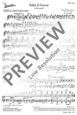 Elgar, Edward: Salut d'Amour op. 12