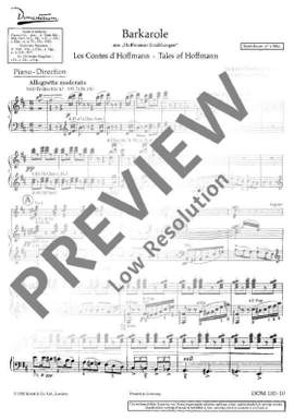 Offenbach, Jacques: Barcarole