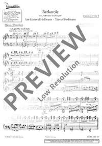 Offenbach, J: Barcarole