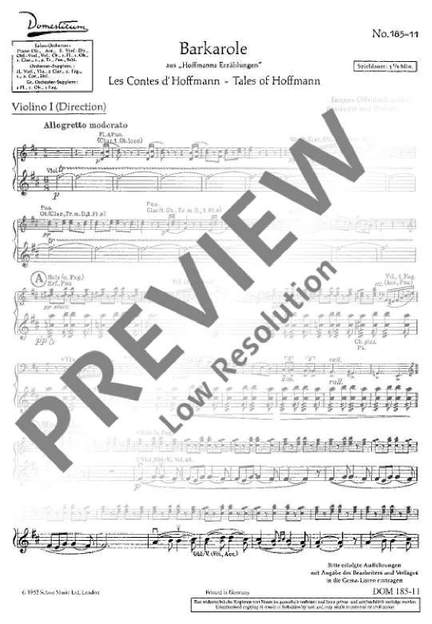 Offenbach, J: Barcarole