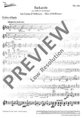 Offenbach, Jacques: Barcarole