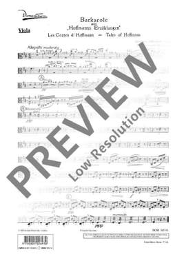 Offenbach, Jacques: Barcarole