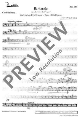 Offenbach, Jacques: Barcarole