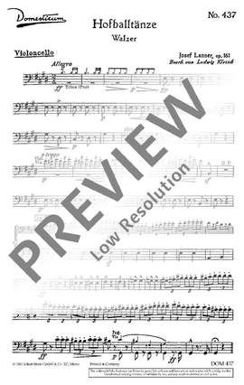 Lanner, Joseph: Hofballtänze op. 161