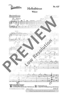 Lanner, Joseph: Hofballtänze op. 161
