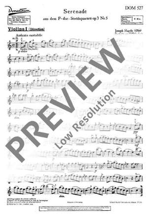 Haydn, Joseph: Serenade op. 3/5 Hob. III:17