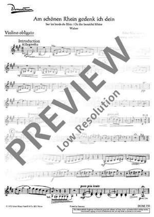 Kéler, Béla: Am schönen Rhein gedenk ich dein op. 83