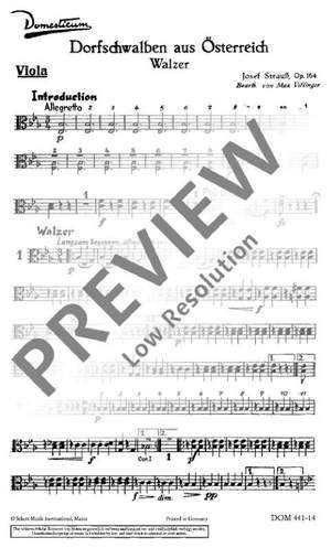 Strauß, Josef: Dorfschwalben aus Österreich op. 164