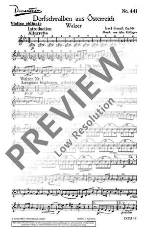 Strauß, Josef: Dorfschwalben aus Österreich op. 164