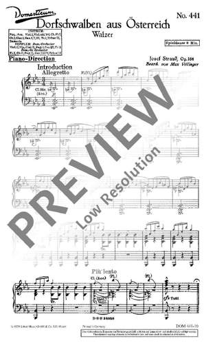 Strauß, Josef: Dorfschwalben aus Österreich op. 164
