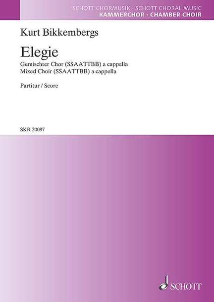 Bikkembergs, Kurt: Elegie