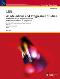 Lee, Sebastian: 40 Melodious and Progressive Studies Band 1 op. 31