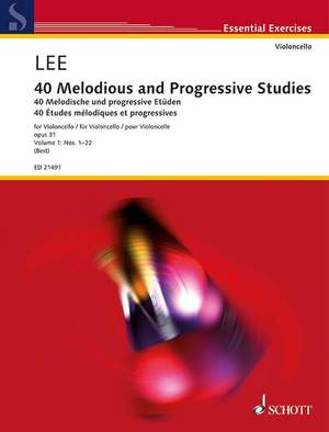 Lee, Sebastian: 40 Melodious and Progressive Studies Band 1 op. 31