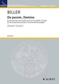 Biller, Georg Christoph: Da pacem, Domine