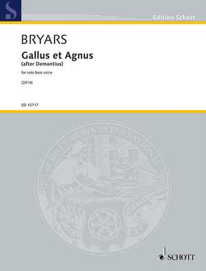 Bryars, Gavin: Gallus et Agnus