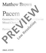 Brown, Matthew: Pacem Product Image