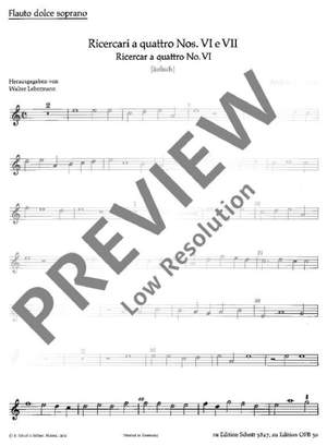 Gabrieli, Andrea: Ricercari