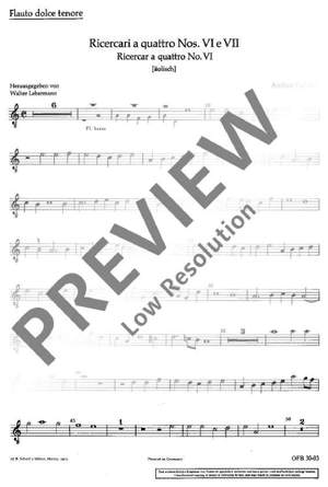 Gabrieli, Andrea: Ricercari