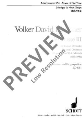 Kirchner, Volker David: Bildnisse III