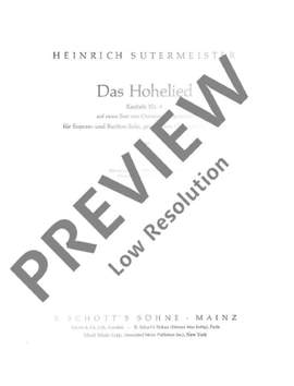 Sutermeister, Heinrich: Kantate Nr. 4
