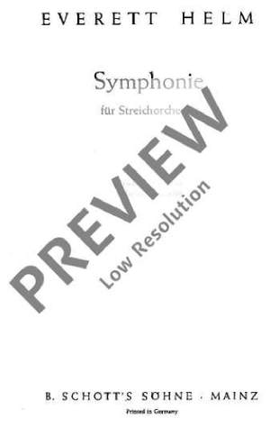 Helm, Everett: Symphonie