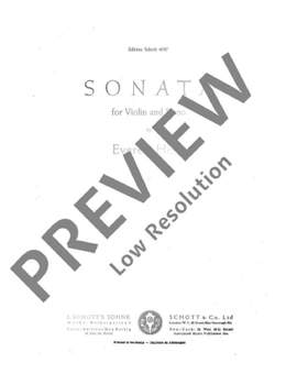 Helm, Everett: Sonata