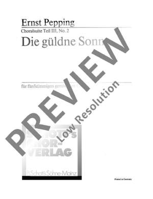 Pepping, Ernst: Choralsuite Teil III